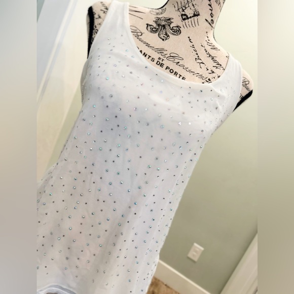 EXPRESS Princess Back Rhinestone Tank - Picture 4 of 7